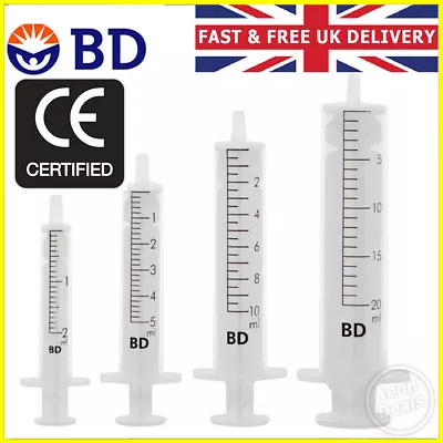 Sterile Syringes 1ml 2ml 5ml 10ml 20ml | Genuine BD DISCARDIT™ II | Value Packs! • $2.39