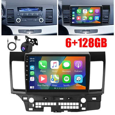6+128GB Android 13 Car Stereo Carplay GPS DSP For Mitsubishi Lancer EX 2008-2015 • $199.99