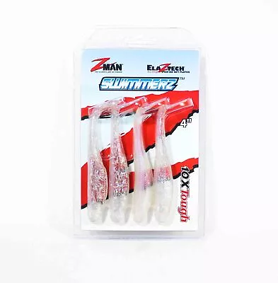 Zman Soft Lure SwimmerZ 4 Inch 4/Pack Opening Night (6275) • $25.41