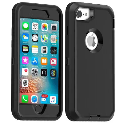 Case For IPhone SE 2022 /SE 2020 6 7 8 Plus Heavy Duty Shockproof Rugged Cover • $10.99