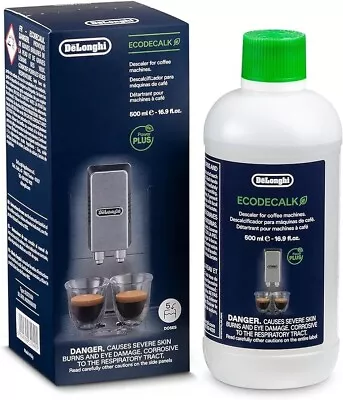 DeLonghi Descaler EcoDecalk Cleaner Espresso Coffee Machine In 500ml Liquid • $33.99