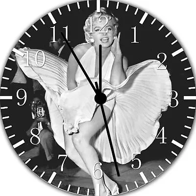  Marilyn Monroe Frameless Borderless Wall Clock Nice For Gifts Or Decor E385 • $22.95