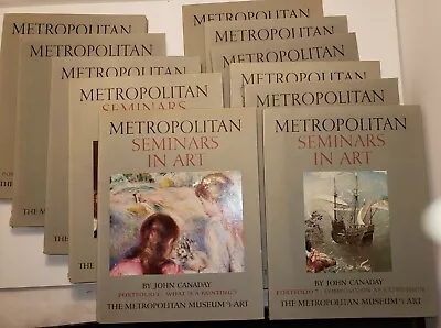 Metropolitan Seminars In Art Complete Set Of 12 With Colour Print Inserts John  • $55
