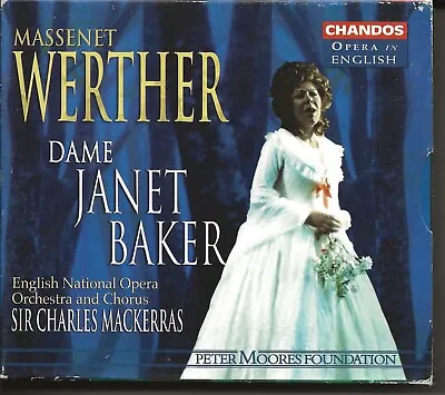 MASSENET Werther 2 Cds 2000 Chandos Charles MacKerras Dame Janet Baker Brecknock • £6.99