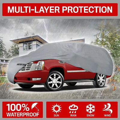 Motor Trend Outdoor Full Car Cover 4-Layer For Van SUVs Crossovers Up To 210  • $74.99