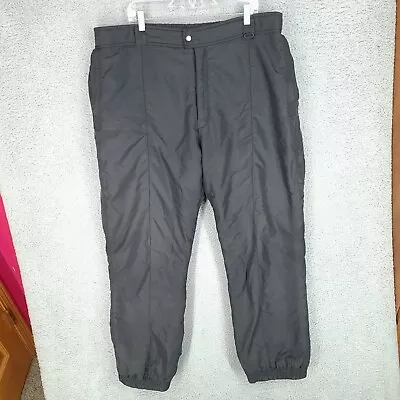 Sportina Snow Pants Mens 3xl Black Winter Nylon Pockets • $13