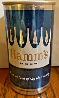 Vintage Hamm's Aluminum Flat Top Pull Tab Can • $13.99