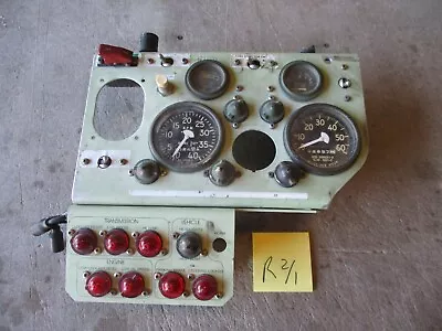 Nice Instrument Panel W/Lots Of Gauges & Switches 24v Armored Vehicle Military • $249