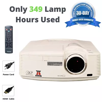Mitsubishi WD720U DLP Projector 4300 ANSI - Only 349 Hours Used! • $166.94