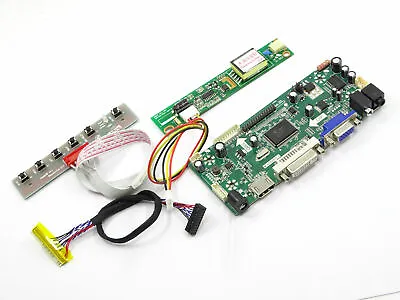 $21.81 • Buy Kit For LM185WH1-TLH4 HDMI+DVI + VGA + Audio LCD Lvds Controller Driver Board