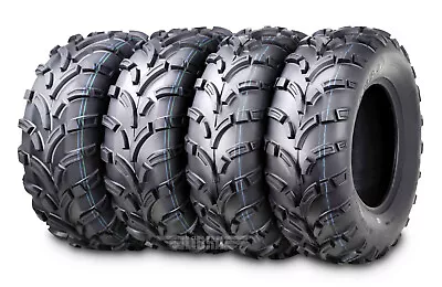 16 19-20 Yamaha KODIAK 700 ATV Tire Set WANDA 25x8-12 25x10-12 Lit Mud • $258.89