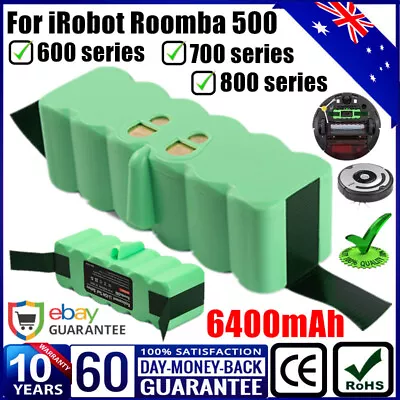 Battery For IRobot Roomba 500 6400mAh 630 780 510 530 580 630 650 760 580 880 AU • $39.99