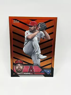 2023 Topps Update Matt Moore Orange And Black Halloween Parallel • $1.58