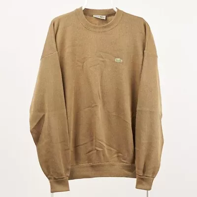 Mens Lacoste Knit Sweater Jumper Khaki Size XL RRP £140 • £30