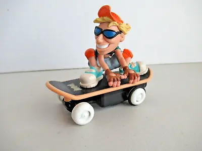 Vintage 1999 Playmates Tech Deck Pee Wee Radical Skater Slick Rick 4  Long Board • $14.20