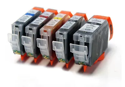 PGI-525 / CLI-526 - 5 Compatible Printer Ink Cartridges PG1-525 / CL1-526 • £9.98