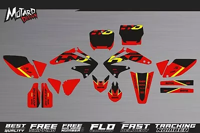 Graphics Kit For Honda CRF 450 R 2002 2003 2004 Decals Stickers By Motard Design • $159.90