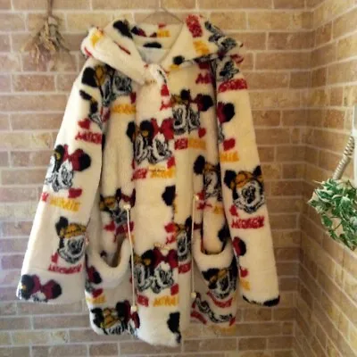 APPARENCE DISNEY Eco Fur Coat Vintage Free Size 2312M* • $392