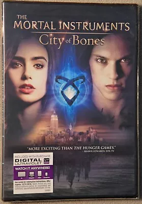 NEW- Mortal Instruments: City Of Bones DVD Lily Collins & Jamie Campbell Bower • $9.50