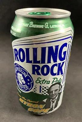 Rolling Rock NFL Pittsburgh Steelers 1990s Myron Cope Limited Edition Beer Can • $10.95