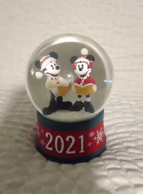 Disney Mickey And Minnie 2021 Snow Globe - No Box • $10