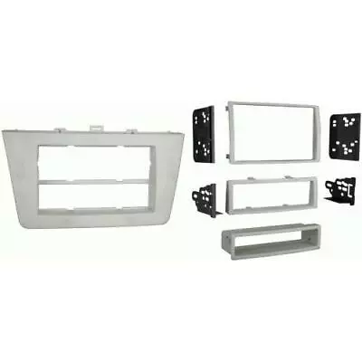 Metra 99-7511S Silver Single/Double DIN Stereo Dash Kit For 2009-up Mazda 6 • $54.95