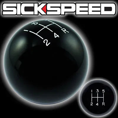 Black Ol' Skool Shift Knob For 5 Speed Short Throw Shifter Selector 12x1.25 K03 • $33.90