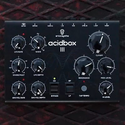 Erica Synths Acidbox III Stereo Lowpass/Bandpass VCF Desktop Box • $479