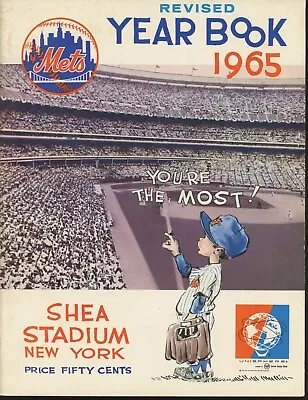 1965 New York Mets Official Revised Yearbook • $60