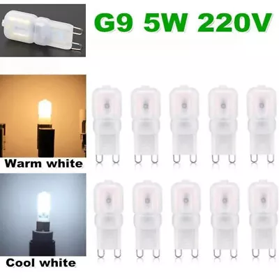 10X G9 LED 3W 5W Capsule Light Bulb True Replacement For G9 Halogen Light Bulbs • £2.76