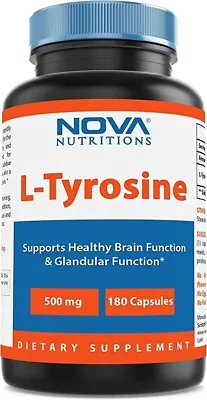 Nova Nutritions L-Tyrosine 500 Mg 180 Capsules • $14.99