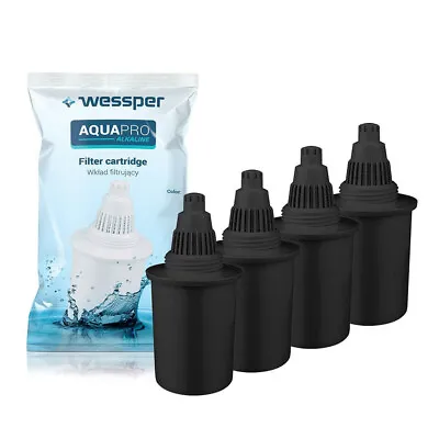£23.50 • Buy 4x Wessper Alkaline Water Filters, Black