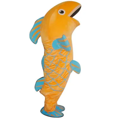 Fish Carp Mascot Costume Halloween Cosplay Party Charactor Fancy Dress Adults UK • £216.60