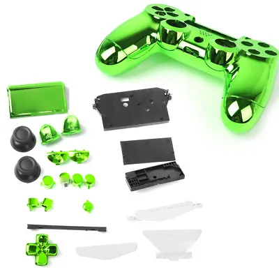 $25.08 • Buy Metal Plated Full Housing Shell Case Kit Parts For Sony PS4 Controller Green