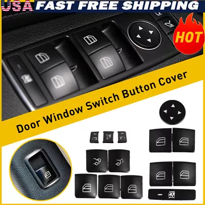 For Mercedes-Benz E350 2010-2015 Car Door Armrest Window Switch Button Cover 14x • $12.99