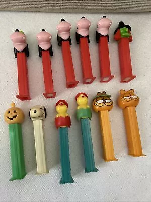 Lot Of 12 Vintage Pez Dispensers Austria Feet • $14