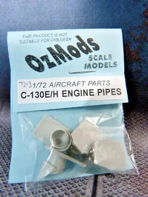 OzMods C-130E/H Resin Engine Pipes Detail Part. Ozconv7213 1/72  • $5.50