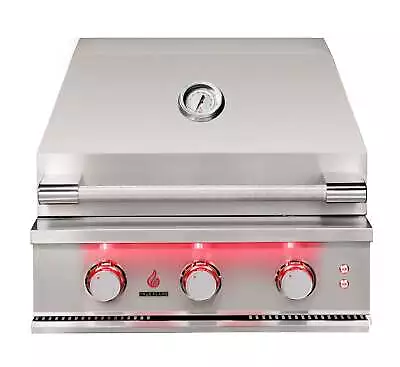 True Flame 25 Inch Built-In Natural Gas Grill • $1856