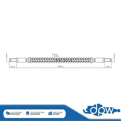 Fits Land Rover Defender 1990-2016 110 1983-1990 Brake Hose Front DPW NRC7874 • $19.66