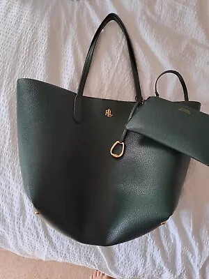 Ralf Lauren Tote Bottle Green • £35