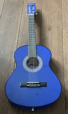 £30 • Buy Tiger Childrens 3/4 Size Classical Guitar – Blue