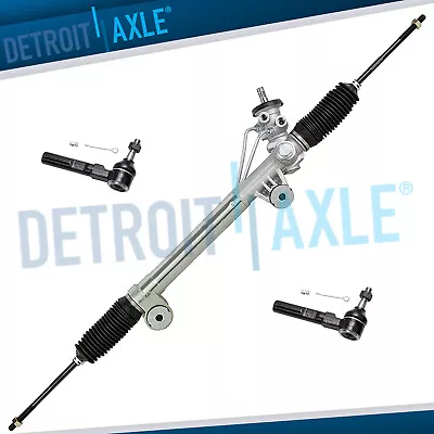 Power Steering Rack And Pinion + Outer Tie Rods For Chevy Silverado Sierra 1500 • $195.25