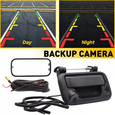 Tailgate Handle W/Rear View Backup Camera For 2004-2014 Ford F150 F250 F350 F450 • $45.99