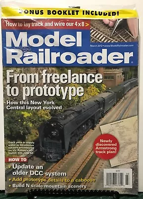 Model Railroader From Freelance To Prototype Layout March 2012 FREE SHIPPING JB • $11.97