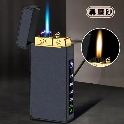 New Windproof Metal USB Lighter Torch Lighter Jet Dual Plasma Refillable Lighter • $21.20