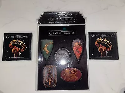 Game Of Thrones Bundle- Magnet Set & 2 Sets Of Coasters • £27.02