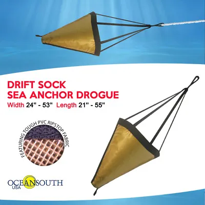 $51.49 • Buy Drift Sock Sea Anchor Drogue, Sea Brake