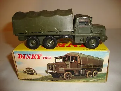 £115 • Buy FRENCH DINKY 824 BERLIET  GAZELLE  6x6 ARMY TRUCK - EXCELLENT In Original BOX