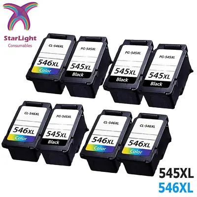 Ink Cartridge 545 546XL For Canon Pixma IP2800 MG2400 MG2455 LOT • £52.99