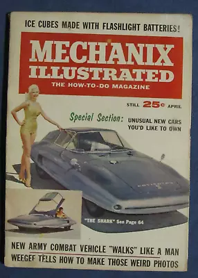 1962 MECHANIX ILLUSTRATED MAGAZINE Covington Shark Didia 150 Bocar Stilleto • $9.99